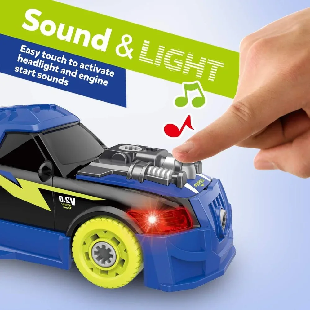 Racing Car with Electric Screwdriver Tool‎ Fine Motor Skill Toy Car Construction